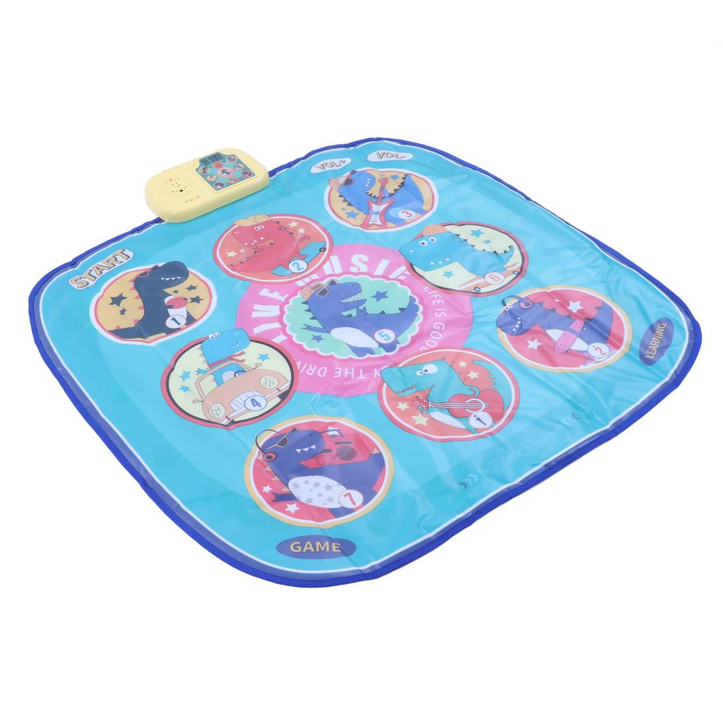 Танцевальный коврик складной музыкальный уровень сложности Динозавр электронный танцевальный коврик для детей малышей