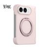 Non Slip Matte Finish Case Magnetic Folding Phone for IPhoneDuo, Hands Free Viewing with 360 Degree Wireless Charging Friendly Rotating Ring