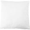 Pillowcase - 100% Cotton - Square - Hidden Zipper Closure - White - Washable