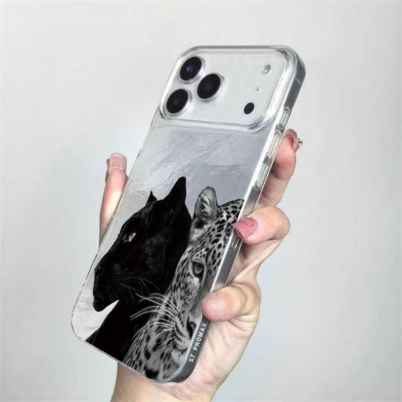 Модный Чехол для iPhone 17 с Животными для Apple 16 Pro Max, 15 Plus, 14 и 13 - Европейский и Американский Стиль
