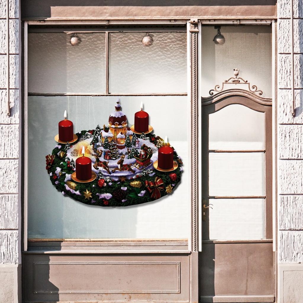 Чудесная рождественская мечта Святого Николая, рождественское украшение для дома, наклейка, праздничная вечеринка, новогодние принадлежности, украшения