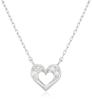 Platinum Diamond Heart Necklace [ESTELLE] 0312-0196-0015-0000