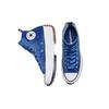 Converse Run Star Hike Модные Универсальные Высокие Кеды из Канваса Унисекс Кеды Синие 172504C