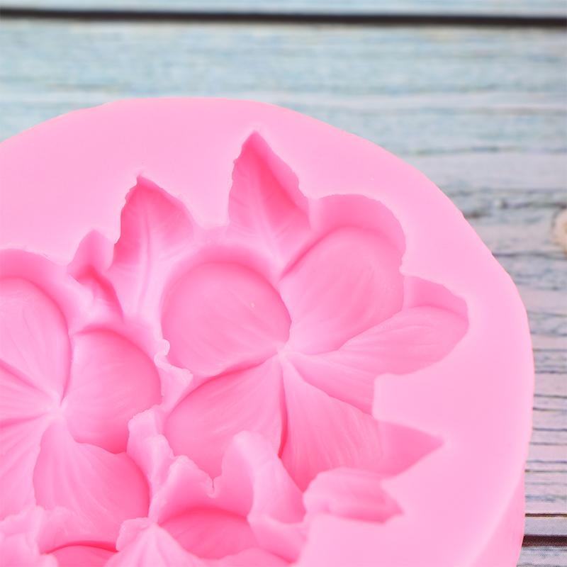1 шт. силиконовая форма в форме цветка Гардения Плюмерия Рубра формы Diy инструмент для выпечки