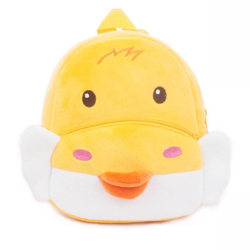 Очаровательный 3D мультяшный рюкзак с животными для малышей из мягкого плюшевого материала