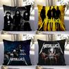 Rock Band M-METALLICA Классическая Наволочка Чехол для Диванной Подушки Декор Комнаты Подарок Ребенку