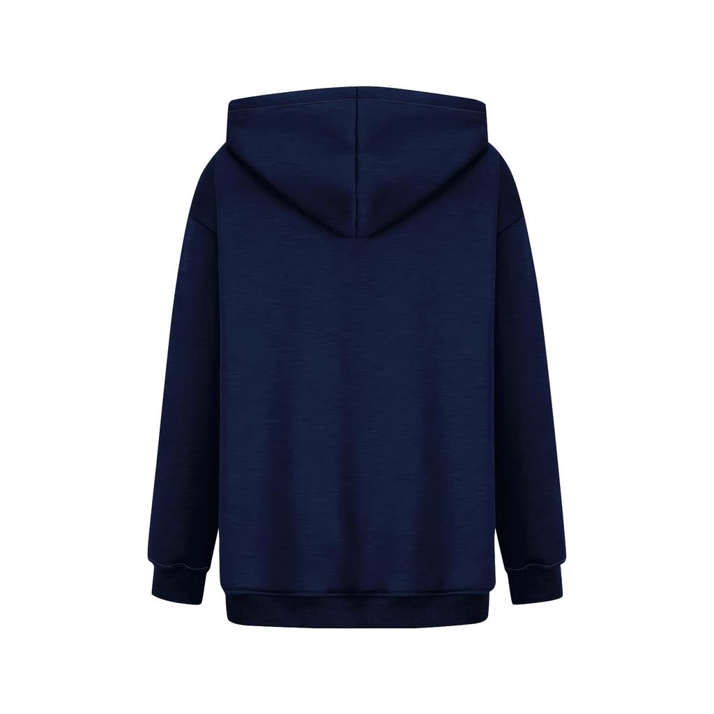 Women's Fashion Casual Long Sleeve Hooded Printed Sweatshirt