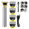 Vintage T9 Electric Cordless Hair Cutting Machine Professional Hair Barber Trimmer For Men Clipper Shaver Beard Lighter