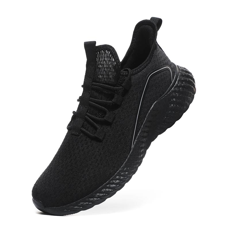 MAEDEF мужские дышащие сетчатые кроссовки для бега легкие для ходьбы противоскользящие теннисные классические черные модные спортивные туфли для мужчин