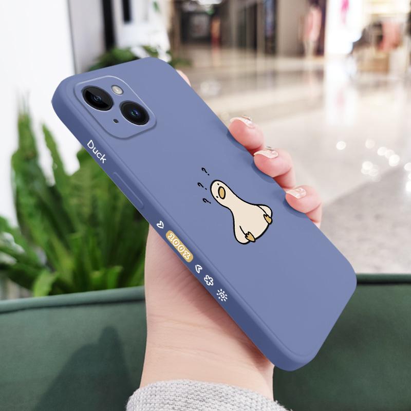 Чехол для телефона "Какая утка" для iPhone 17 17 Air 16 16e 15 14 13 12 11 Plus Pro Max Mini X XR XS Plus
