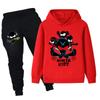 PB1170 Детские Мальчики Девочки NINJA KIDZ Принт Уличные Худи с Длинным Рукавом Брюки Комплекты Верхней Одежды