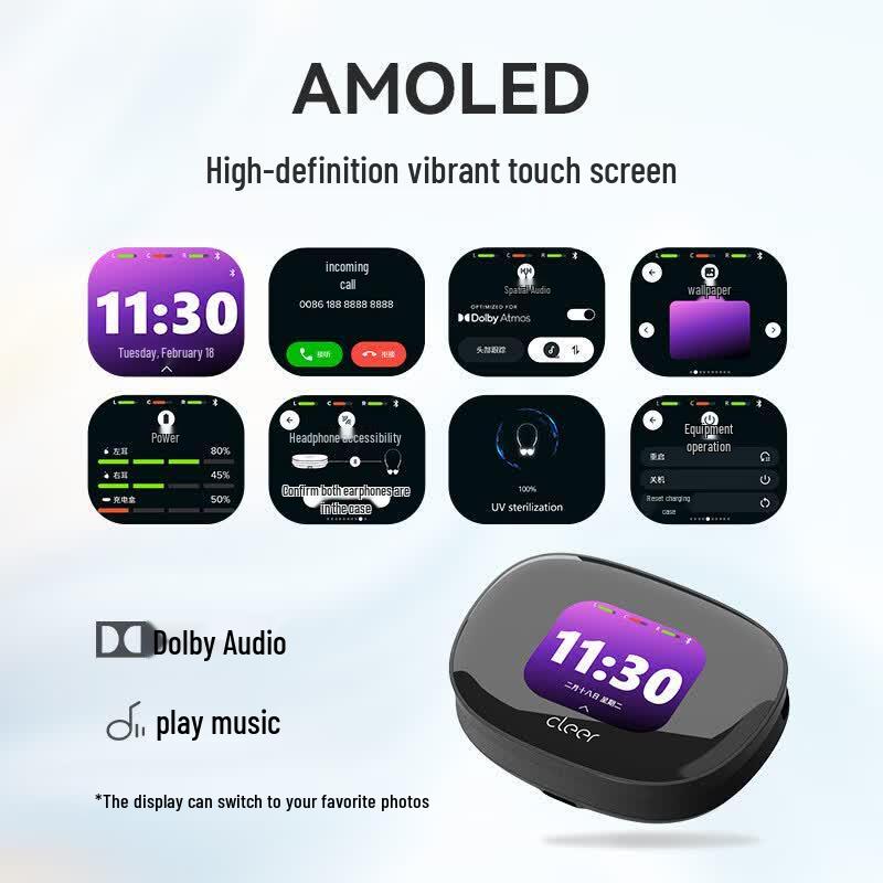 Cleer Наушники Bluetooth с зажимом Arc Pro с открытым ухом и ИИ