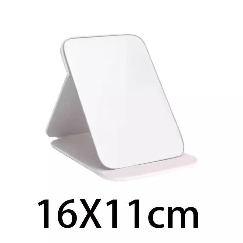 Portable Folding Makeup Mirror for Dorms: Compact for Women & Men, Desktop & Travel-Friendly
