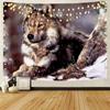 Timberwolf фон Декор гобелен настенный гобелен с изображением волка в богемном стиле хиппи настенный гобелен спальня домашний декор гобелен