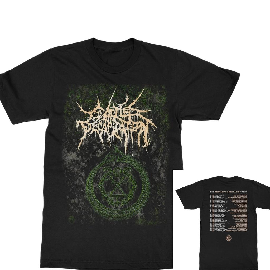 Cattle Decapitation Инспекционный Знак Повседневная Футболка Люксовый Бренд для Мужчин и Женщин Топ 2026 Новый Логотип Рок-Группы