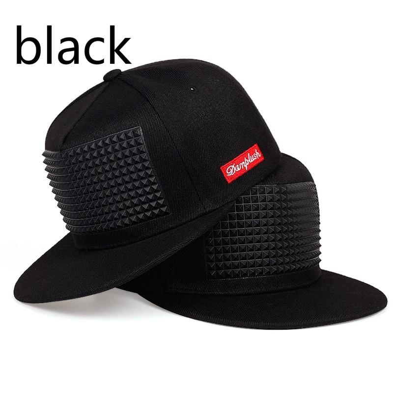 Хип-хоп Snapback хлопковая бейсболка с пирамидальными шипами и регулируемой посадкой