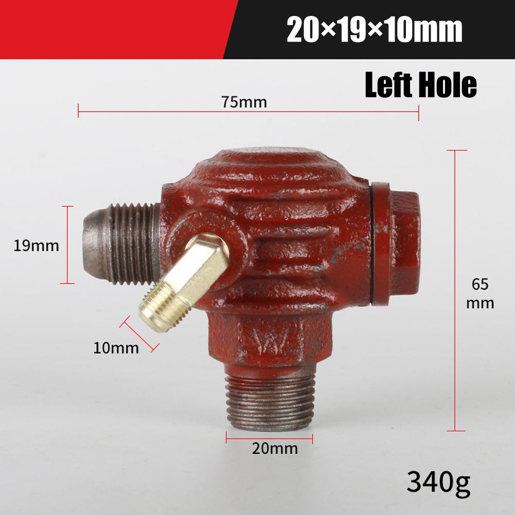 1pc Air Compressor Check Valve 3-Port Cast Iron Copper Male Thread Check Valve Connector Tool For Air Compressor Air Pump