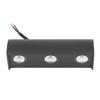LED Wall Lights 3 LED 3W Glareless Soft Warm Light IP65 Waterproof Durable Aluminium Modern Design Outdoor Wall Lights