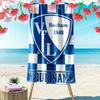 Custom Name Vfl Bochum 1848 Print Beach Towel, Large Soft Quick Dry Towel for Beach Camping Swimming