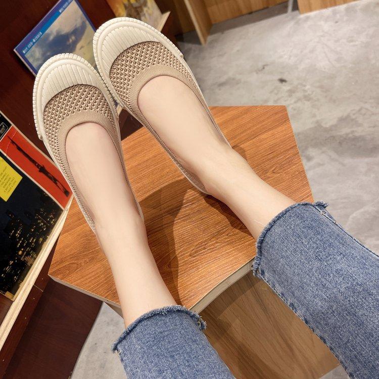 Flat Bottomed Hollow Leather Patch Casual Board Shoes with Mesh Breathable Surface Breathable Cool and Lightweight