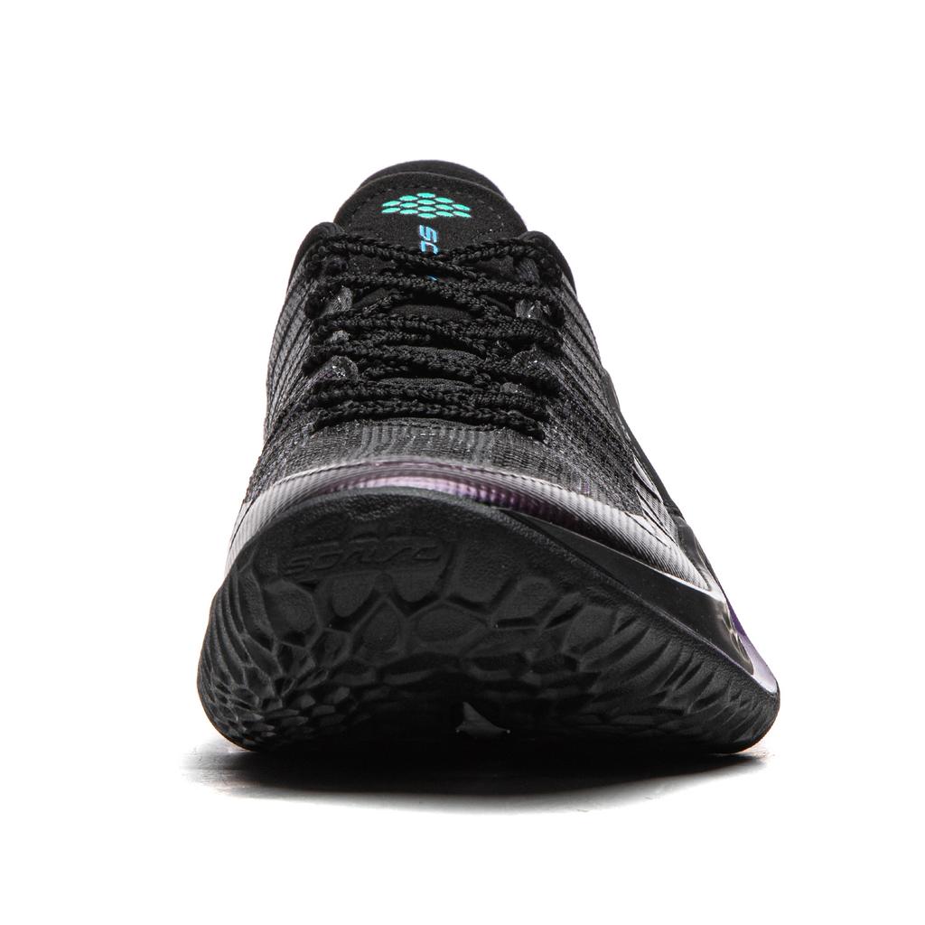 Li Ning Sonic 14 Амортизация Скользкая подошва Дышащие Отскок Сцепление Низкие Баскетбольные кроссовки Мужские Черные ABAW015-7