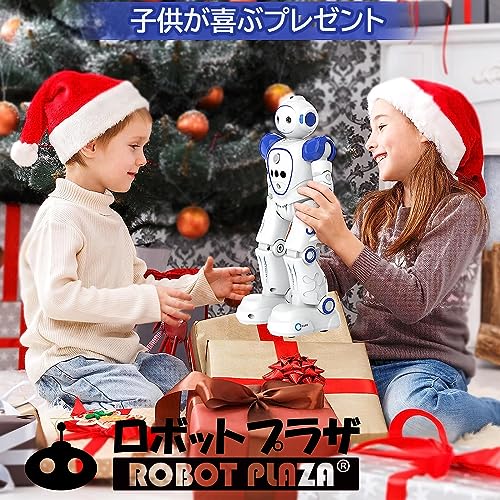 ROBOT PLAZA Гуманоидный Робот Игрушка, Ходит, Говорит по-английски, Игрушка для детей, Подарок на день рождения для мальчиков, Обучающая игрушка, Перезаряжаемый, Инструкция на японском языке