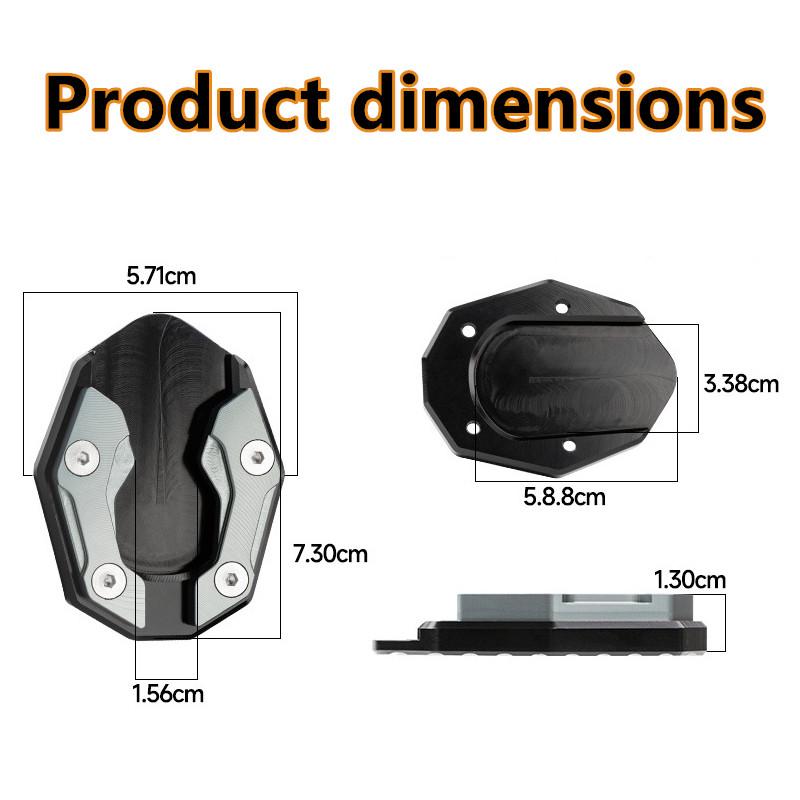 Fit For Honda PCX 160 150 125 PCX150 PCX160 PCX125 Motorcycle enlarged Kickstand Foot Side Stand Extension Support Plate Pad