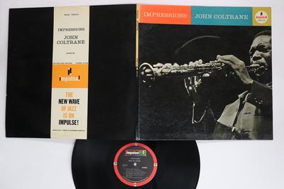 Виниловая пластинка JOHN COLTRANE  Impressions AS42 IMPULSE 1972 США Джаз Б/у