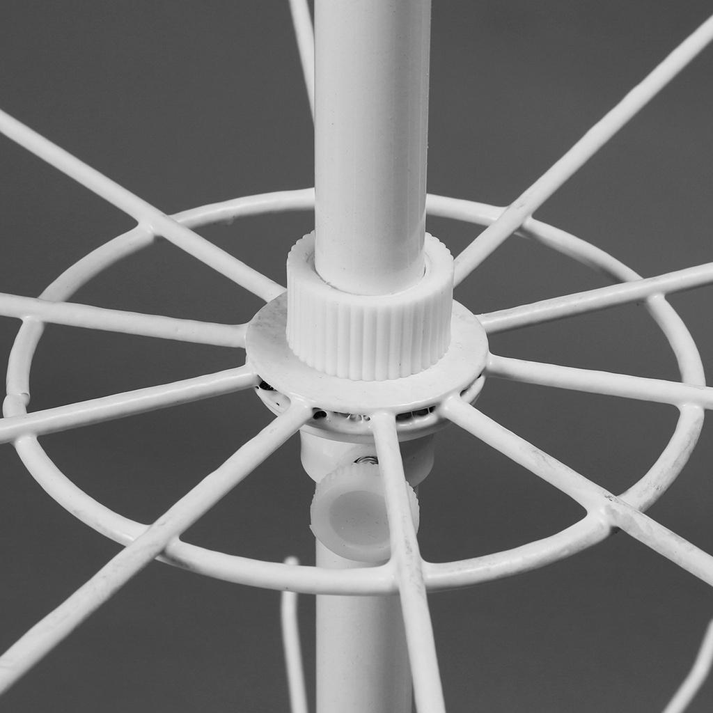 7-уровневая стойка для демонстрации носков, шляп, кепок, париков, шарфов, браслетов, подвесок с 70 крючками. Полка-стойка. Белая/Черная. Новая. Вращающаяся стойка