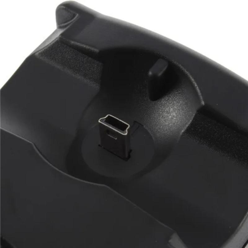 Зарядная станция для контроллера PS3, зарядная станция 2 в 1 со светодиодным индикатором, совместимая с оригинальным контроллером PS3/MOVE,