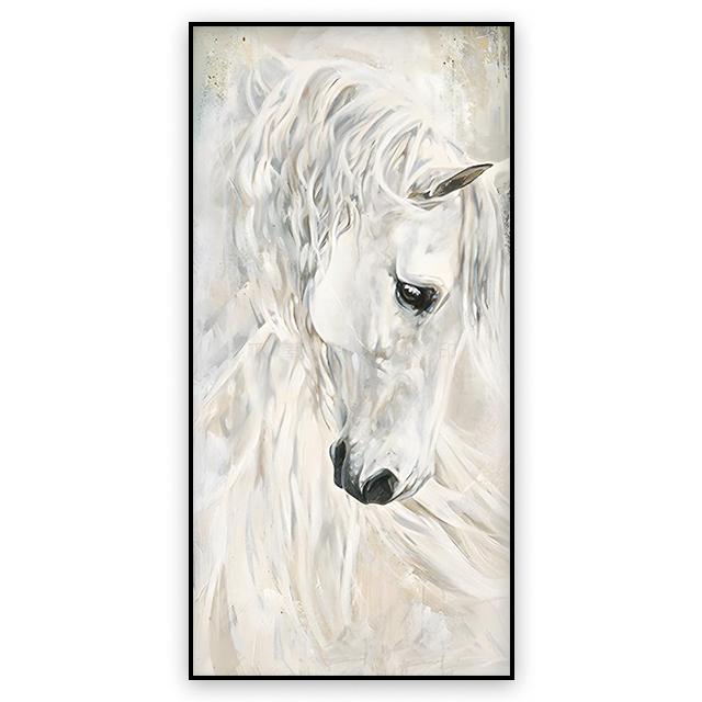 Животное Лошадь Украшение Картина Аннотация Простой Стиль Холст Плакат Гостиная Стены Искусства Фрески для Современного Домашнего Декора Эстетика