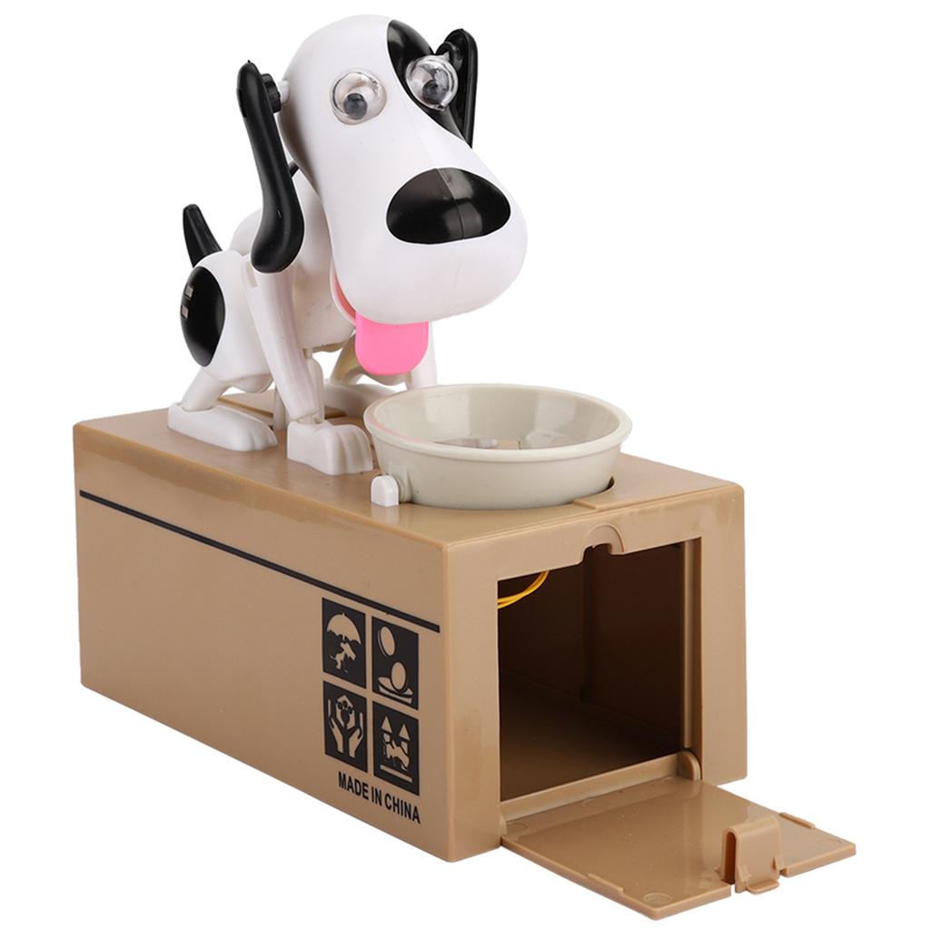 Инновационная электрическая мультяшная собака, едящая копилку, милый горшок, подарок на день рождения для детей