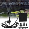 Mini Solar Panel Water Pump DC Brushless 4 Nozzles Solar Fountain Pump 200L/H DIY Solar Water Fountain Water Fountain