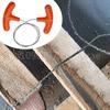 70СМ Ручная стальная тросовая бензопила с ручкой для пальцев Ручная тросовая пила Мини-ручная пила для резки цепью для портативного экстренного использования