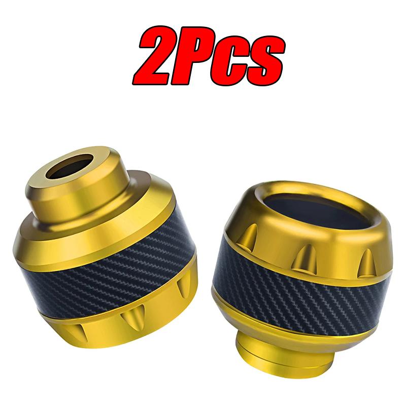 4Pcs Aluminum Alloy Motorcycle Crash Protector Scooter Wheel Front Fork Frame Falling Protection Pads Sliders Moto Exterior