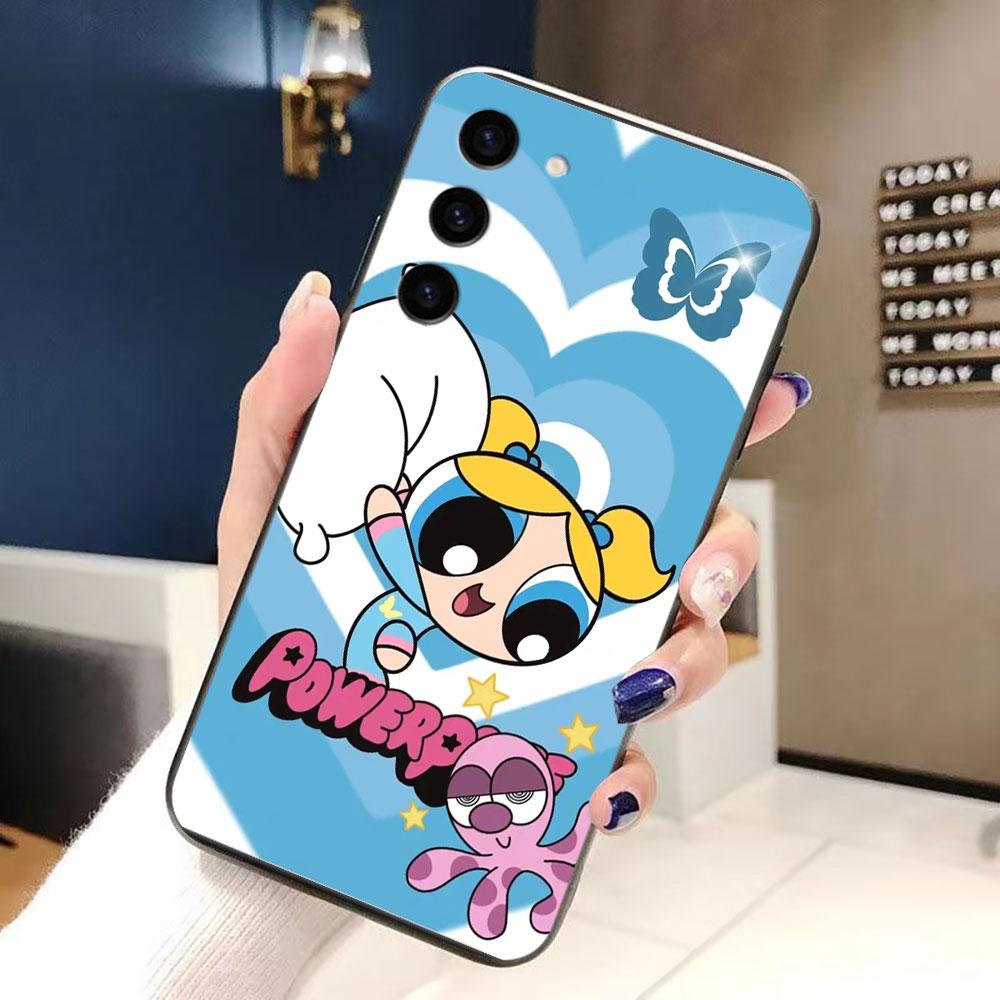 Чехол для телефона P-Powerpuff Girls для Samsung Galaxy S24 S23 S22 S21 S20 FE S25 LITE PLUS ULTRA 5G Силиконовый чехол Funda Shell