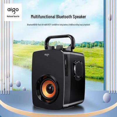 Aigo T115 Премиальная портативная Bluetooth-колонка для караоке, штекер CN (адаптер в комплекте)