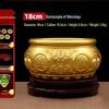 Китайское латунное украшение-сокровище: Большой медный таз для домашнего декора