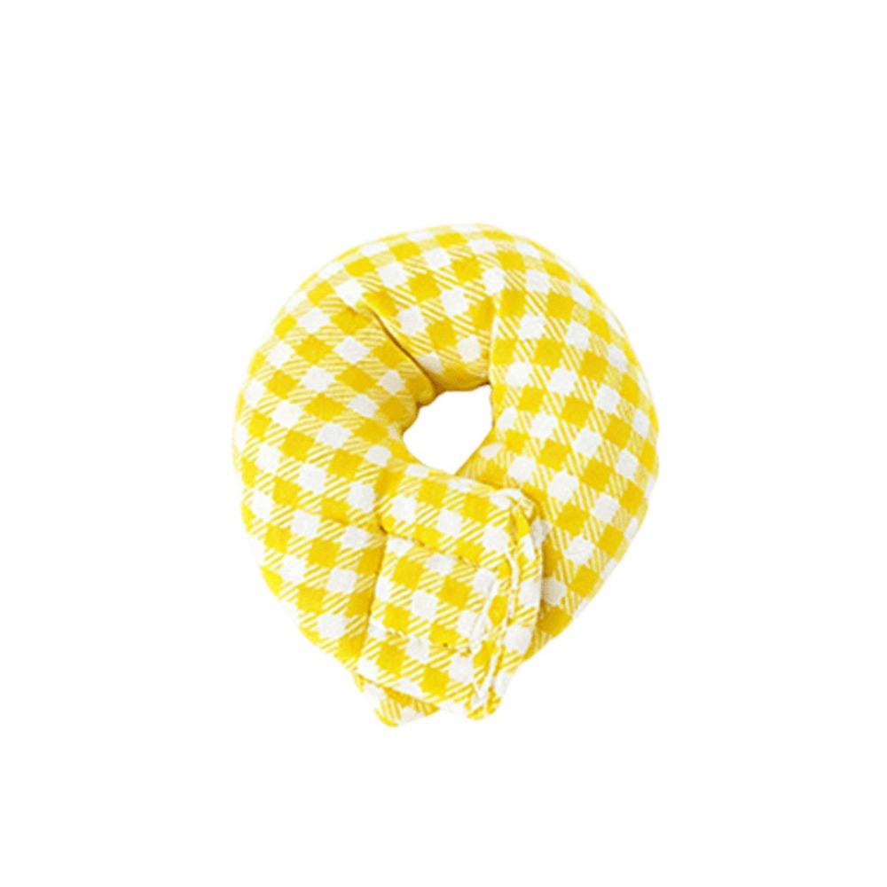 Soft Parrot Protective Collar Plaid Pattern Bird Neck Guard New Bird Recovery Collar For Lovebirds