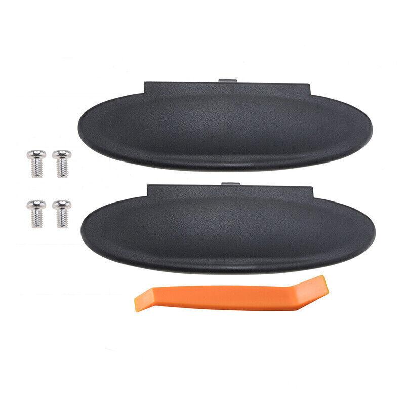 2pc For Porsche 996/997-911, 986/987 Boxster,Cayman Sun Visor Mirror Cover Black