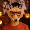 Wolf Halloween Werewolf Mask Husky Animal Half Face Mask Creative Tiger EVA Mask  Carnival