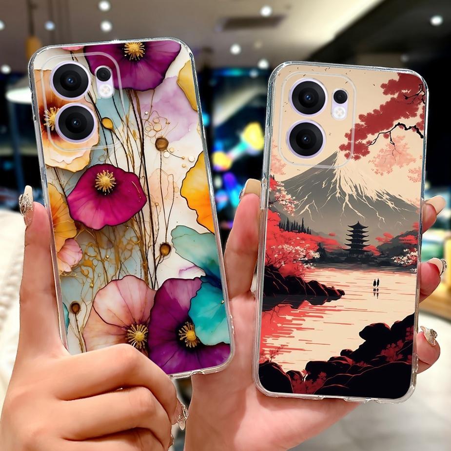 Чехол для Oppo Reno 13F 4G Reno13 Pro Новый модный окрашенный чехол Мягкие силиконовые чехлы для телефона Для Oppo Reno 13 Pro Reno13 F 5G Fundas