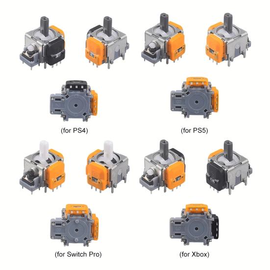 2 шт. рокерный модуль зал, электромагнитный джойстик, сменный датчик, модуль стика для большого пальца PS4/для PS5/для Xbox/для Switch Pro