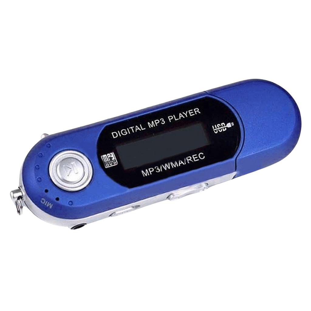 Portable Usb Mp3 Music Player With Digital Lcd Screen 4g Or 8g Storage Rechargeable Mini Mp3 Players With Fm Radio Function