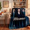 Twilight Custom Flannel Blankets Soft Warm Cozy Throws for Home Decor Holiday Gifts