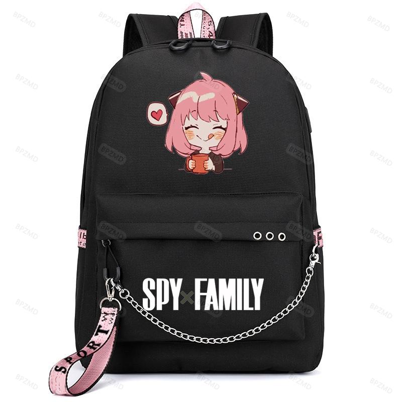Anime Backpack for School Girl Teenager Student Rucksack Usb Charging Women Camping Bag Travel Laptop Backpack