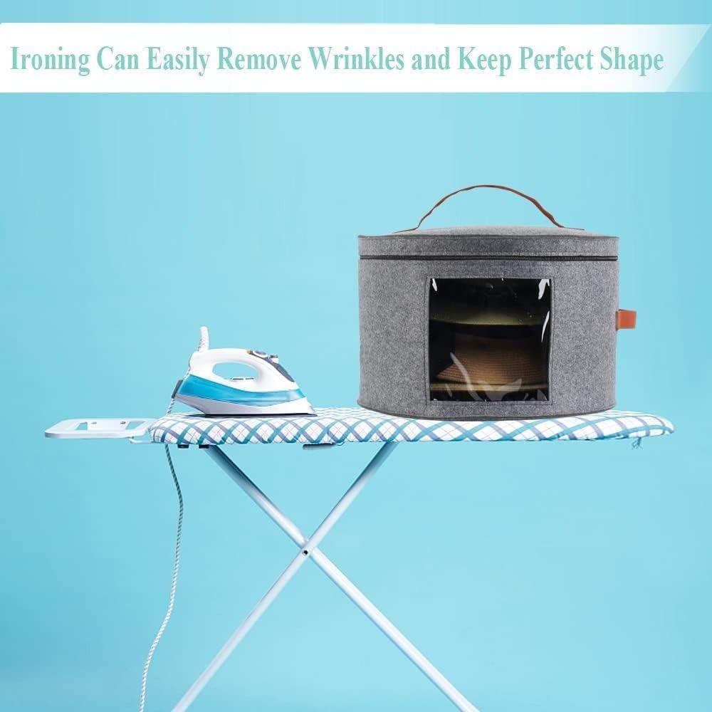 Пылезащитный ящик для хранения шляп-федор, контейнер для ковбойских шляп, круглая сумка-органайзер для кепок, для улицы