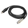 USB Microphone Cable USB Male To XLR Female Mic Link Converter Cable for Microphones Recording 9.8ft