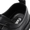 British Style Split Leather Men's Casual Business Lace Up Moccasin Shoes Comfortable Non Slip Fashion Black Dress Formal Casual Leather Shoes