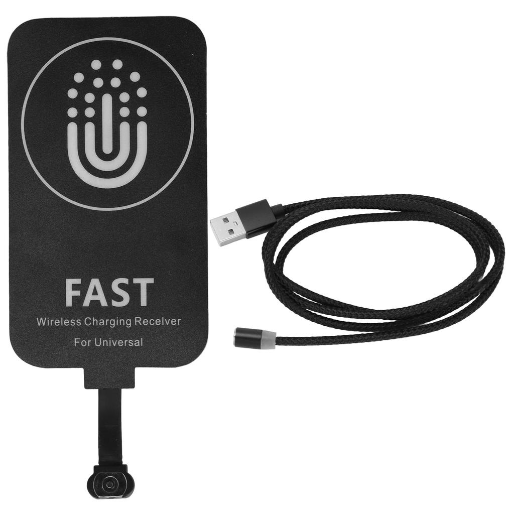 Type C Wireless Charger Universal Ultra Slim Wireless Charging Receiver Patch with Magnetic